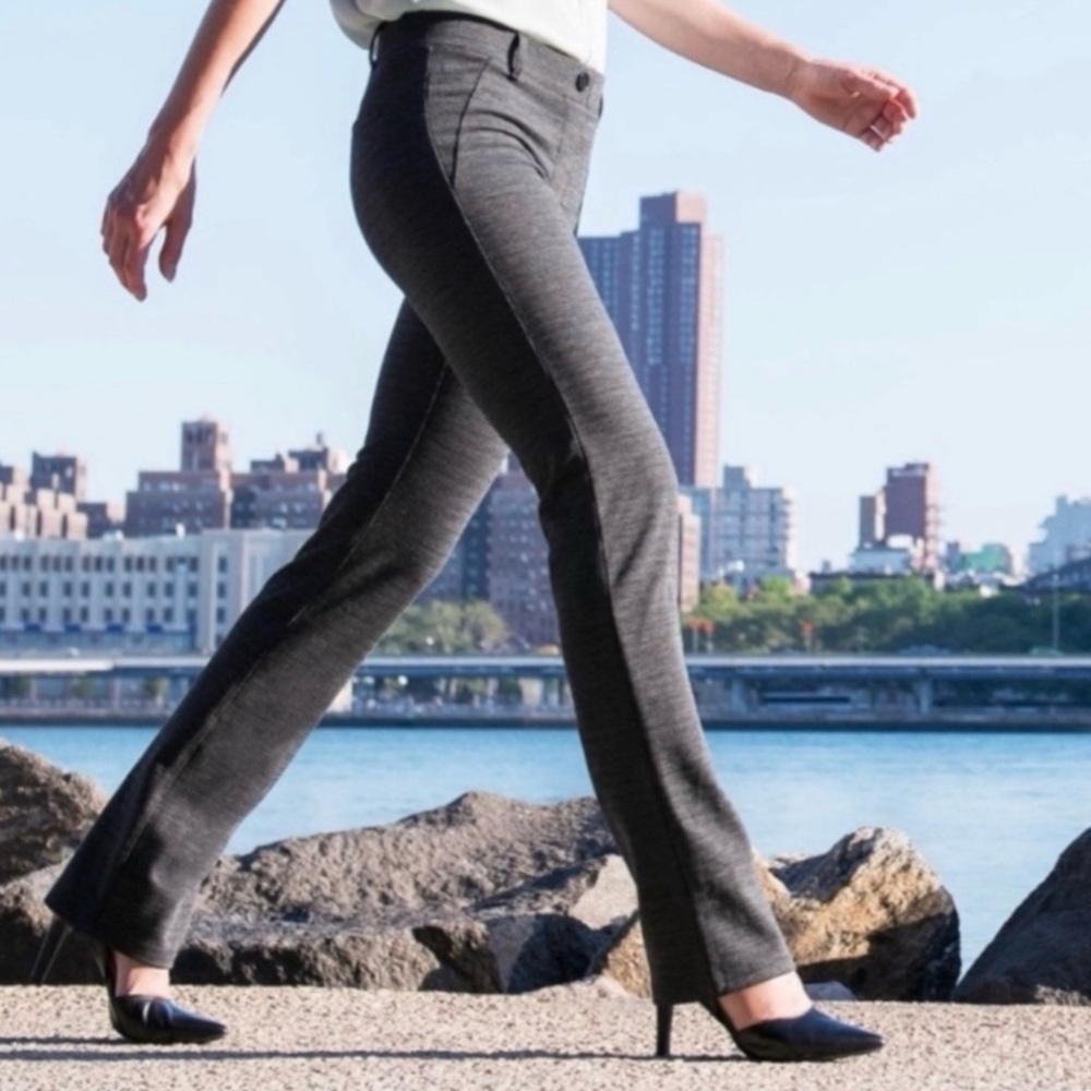 Betabrand Brown Herringbone Dress Pant Yoga Pants